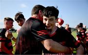 21 June 2025; Ballygunner players celebrate after their side's victory in the Hurling Division 1 Final match between Ballygunner and Ballinora during the John West Féile na nGael Camogie and Hurling National Finals at Halo Tiles Wexford GAA Centre of Excellence in Ferns, Wexford. Photo by Shauna Clinton/Sportsfile