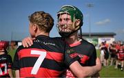 21 June 2025; Ballygunner players, including captain Michael Moloney, right, celebrate after their side's victory in the Hurling Division 1 Final match between Ballygunner and Ballinora during the John West Féile na nGael Camogie and Hurling National Finals at Halo Tiles Wexford GAA Centre of Excellence in Ferns, Wexford. Photo by Shauna Clinton/Sportsfile