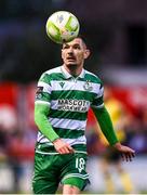 13 June 2025; Trevor Clarke of Shamrock Rovers during the SSE Airtricity Men's Premier Division match between Shelbourne and Shamrock Rovers at Tolka Park in Dublin. Photo by Stephen McCarthy/Sportsfile