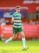 13 June 2025; Matt Healy of Shamrock Rovers during the SSE Airtricity Men's Premier Division match between Shelbourne and Shamrock Rovers at Tolka Park in Dublin. Photo by Stephen McCarthy/Sportsfile