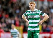 13 June 2025; Rory Gaffney of Shamrock Rovers during the SSE Airtricity Men's Premier Division match between Shelbourne and Shamrock Rovers at Tolka Park in Dublin. Photo by Stephen McCarthy/Sportsfile