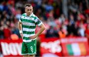 13 June 2025; Aaron McEneff of Shamrock Rovers during the SSE Airtricity Men's Premier Division match between Shelbourne and Shamrock Rovers at Tolka Park in Dublin. Photo by Stephen McCarthy/Sportsfile