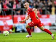 13 June 2025; Kerr McInroy of Shelbourne during the SSE Airtricity Men's Premier Division match between Shelbourne and Shamrock Rovers at Tolka Park in Dublin. Photo by Stephen McCarthy/Sportsfile