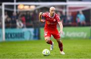 13 June 2025; Kerr McInroy of Shelbourne during the SSE Airtricity Men's Premier Division match between Shelbourne and Shamrock Rovers at Tolka Park in Dublin. Photo by Stephen McCarthy/Sportsfile