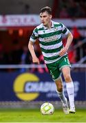 13 June 2025; Matt Healy of Shamrock Rovers during the SSE Airtricity Men's Premier Division match between Shelbourne and Shamrock Rovers at Tolka Park in Dublin. Photo by Stephen McCarthy/Sportsfile