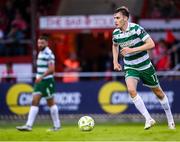 13 June 2025; Matt Healy of Shamrock Rovers during the SSE Airtricity Men's Premier Division match between Shelbourne and Shamrock Rovers at Tolka Park in Dublin. Photo by Stephen McCarthy/Sportsfile