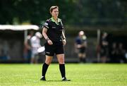 21 June 2025; Referee Angela Gallagher during the TG4 All-Ireland Ladies Football Senior Championship Group 1 match between Tipperary and Donegal at Canon Hayes Park in Bansha, Tipperary. Photo by Seb Daly/Sportsfile