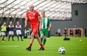 14 June 2025; Frank Darby of Shelbourne during the League of Ireland Walking Football Festival match between Bray Wanderers and Shelbourne at the National Indoor Arena on the Sport Ireland Campus in Dublin. Photo by Stephen McCarthy/Sportsfile