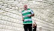 14 June 2025; Brendan Fox of Shamrock Rovers during the League of Ireland Walking Football Festival match between Shamrock Rovers and Cork City at the National Indoor Arena on the Sport Ireland Campus in Dublin. Photo by Stephen McCarthy/Sportsfile
