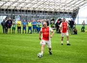 14 June 2025; Matt Culle of St Patrick's Athletic during the League of Ireland Walking Football Festival final between St Patrick's Athletic and Bohemians at the National Indoor Arena on the Sport Ireland Campus in Dublin. Photo by Stephen McCarthy/Sportsfile