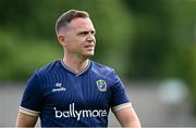 22 June 2025; Roscommon manager Shane Moran before the Electric Ireland GAA Football All-Ireland Minor Championship semi-final match between Tyrone and Roscommon at Kingspan Breffni in Cavan. Photo by Seb Daly/Sportsfile