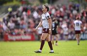 22 June 2025; Shane Walsh of Galway reacts during the GAA Football All-Ireland Senior Championship preliminary quarter-final match between Down and Galway at Páirc Esler in Newry, Down. Photo by Ben McShane/Sportsfile