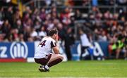 22 June 2025; Shane Walsh of Galway reacts during the GAA Football All-Ireland Senior Championship preliminary quarter-final match between Down and Galway at Páirc Esler in Newry, Down. Photo by Ben McShane/Sportsfile