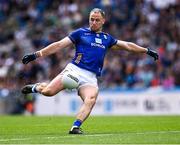 22 June 2025; Dean Healy of Wicklow scores a two-pointer during the Tailteann Cup semi-final match between Wicklow and Limerick at Croke Park in Dublin. Photo by Piaras Ó Mídheach/Sportsfile