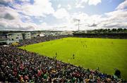 22 June 2025; A general view of action during the GAA Football All-Ireland Senior Championship preliminary quarter-final match between Donegal and Louth at MacCumhaill Park in Ballybofey, Donegal. Photo by Ramsey Cardy/Sportsfile