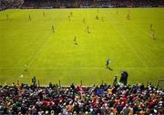 22 June 2025; A general view of action as Peadar Mogan of Donegal makes an attack during the GAA Football All-Ireland Senior Championship preliminary quarter-final match between Donegal and Louth at MacCumhaill Park in Ballybofey, Donegal. Photo by Ramsey Cardy/Sportsfile