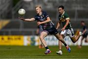 22 June 2025; Ben Joyce of Mayo in action against Marcus Clifford of Kerry during the Electric Ireland GAA Football All-Ireland Minor Championship semi-final match between Kerry and Mayo at Zimmer Biomet Páirc Chíosóg in Ennis, Clare. Photo by Brendan Moran/Sportsfile