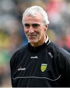 22 June 2025; Donegal manager Jim McGuinness before the GAA Football All-Ireland Senior Championship preliminary quarter-final match between Donegal and Louth at MacCumhaill Park in Ballybofey, Donegal. Photo by Ramsey Cardy/Sportsfile