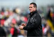 22 June 2025; Louth manager Ger Brennan before the GAA Football All-Ireland Senior Championship preliminary quarter-final match between Donegal and Louth at MacCumhaill Park in Ballybofey, Donegal. Photo by Ramsey Cardy/Sportsfile