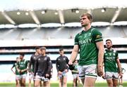 22 June 2025; Brandon Horan of Fermanagh after his side's defeat in the Tailteann Cup semi-final match between Kildare and Fermanagh at Croke Park in Dublin. Photo by Piaras Ó Mídheach/Sportsfile