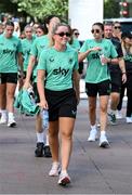 22 June 2025; Republic of Ireland's Jessie Stapleton during a team walk in Denver, ahead of their international friendly match against United States at Dick’s Sporting Goods Park in Colorado, USA, on Thursday. Photo by Stephen McCarthy/Sportsfile