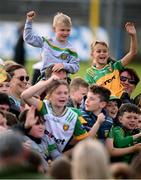 22 June 2025; Donegal supporters after the GAA Football All-Ireland Senior Championship preliminary quarter-final match between Donegal and Louth at MacCumhaill Park in Ballybofey, Donegal. Photo by Ramsey Cardy/Sportsfile