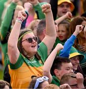 22 June 2025; Donegal supporters after the GAA Football All-Ireland Senior Championship preliminary quarter-final match between Donegal and Louth at MacCumhaill Park in Ballybofey, Donegal. Photo by Ramsey Cardy/Sportsfile