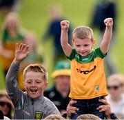 22 June 2025; Donegal supporters after the GAA Football All-Ireland Senior Championship preliminary quarter-final match between Donegal and Louth at MacCumhaill Park in Ballybofey, Donegal. Photo by Ramsey Cardy/Sportsfile