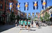 22 June 2025; Republic of Ireland players during a team walk in Denver, ahead of their international friendly match against United States at Dick’s Sporting Goods Park in Colorado, USA, on Thursday. Photo by Stephen McCarthy/Sportsfile