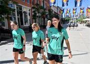 22 June 2025; Republic of Ireland's Erin Healy during a team walk in Denver, ahead of their international friendly match against United States at Dick’s Sporting Goods Park in Colorado, USA, on Thursday. Photo by Stephen McCarthy/Sportsfile