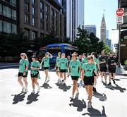 22 June 2025; Republic of Ireland players during a team walk in Denver, ahead of their international friendly match against United States at Dick’s Sporting Goods Park in Colorado, USA, on Thursday. Photo by Stephen McCarthy/Sportsfile