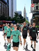 22 June 2025; Republic of Ireland's Megan Campbell during a team walk in Denver, ahead of their international friendly match against United States at Dick’s Sporting Goods Park in Colorado, USA, on Thursday. Photo by Stephen McCarthy/Sportsfile