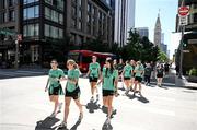 22 June 2025; Republic of Ireland players during a team walk in Denver, ahead of their international friendly match against United States at Dick’s Sporting Goods Park in Colorado, USA, on Thursday. Photo by Stephen McCarthy/Sportsfile