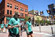 22 June 2025; Republic of Ireland's Megan Connolly during a team walk in Denver, ahead of their international friendly match against United States at Dick’s Sporting Goods Park in Colorado, USA, on Thursday. Photo by Stephen McCarthy/Sportsfile