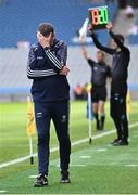 22 June 2025; Wicklow manager Oisín McConville during the closing moments of the Tailteann Cup semi-final match between Wicklow and Limerick at Croke Park in Dublin. Photo by Piaras Ó Mídheach/Sportsfile