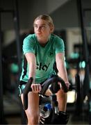22 June 2025; Hayley Nolan during a Republic of Ireland women gym session at Denver Athletic Club in Colorado, USA. Photo by Stephen McCarthy/Sportsfile