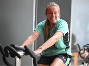 22 June 2025; Goalkeeper Grace Moloney during a Republic of Ireland women gym session at Denver Athletic Club in Colorado, USA. Photo by Stephen McCarthy/Sportsfile
