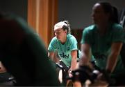 22 June 2025; Caitlin Hayes during a Republic of Ireland women gym session at Denver Athletic Club in Colorado, USA. Photo by Stephen McCarthy/Sportsfile