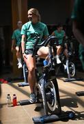 22 June 2025; Ellen Molloy during a Republic of Ireland women gym session at Denver Athletic Club in Colorado, USA. Photo by Stephen McCarthy/Sportsfile