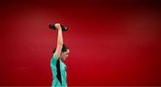 22 June 2025; Tyler Toland during a Republic of Ireland women gym session at Denver Athletic Club in Colorado, USA. Photo by Stephen McCarthy/Sportsfile