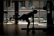 22 June 2025; Megan Connolly during a Republic of Ireland women gym session at Denver Athletic Club in Colorado, USA. Photo by Stephen McCarthy/Sportsfile