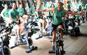 22 June 2025; Ruesha Littlejohn during a Republic of Ireland women gym session at Denver Athletic Club in Colorado, USA. Photo by Stephen McCarthy/Sportsfile