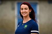 23 June 2025; Rower Fiona Murtagh poses for a portrait during an OFI Media Conference at the Olympic House on the Sport Ireland Campus in Dublin. Photo by Ben McShane/Sportsfile