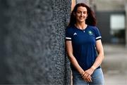 23 June 2025; Rower Fiona Murtagh poses for a portrait during an OFI Media Conference at the Olympic House on the Sport Ireland Campus in Dublin. Photo by Ben McShane/Sportsfile