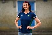 23 June 2025; Rower Fiona Murtagh poses for a portrait during an OFI Media Conference at the Olympic House on the Sport Ireland Campus in Dublin. Photo by Ben McShane/Sportsfile