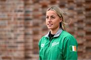 23 June 2025; Swimmer Ellie McCartney poses for a portrait during an OFI Media Conference at the Olympic House on the Sport Ireland Campus in Dublin. Photo by Ben McShane/Sportsfile