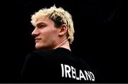 23 June 2025; Swimmer John Shortt poses for a portrait during an OFI Media Conference at the Olympic House on the Sport Ireland Campus in Dublin. Photo by Ben McShane/Sportsfile