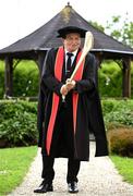 23 June 2025; Irish sports broadcaster Marty Morrissey before receiving his honorary doctorial award at the Longford International College Graduation Ceremony 2025 at the Radisson Blu Dublin Airport Hotel in Dublin. Photo by Shauna Clinton/Sportsfile