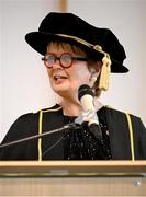 23 June 2025; Longford International College vice-president Ruth Forrest during the Longford International College Graduation Ceremony 2025 at the Radisson Blu Dublin Airport Hotel in Dublin. Photo by Shauna Clinton/Sportsfile