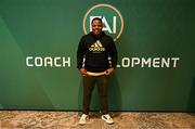 23 June 2025; Jamaica Football Federation head of coaching education Andrew Peart during a FAI Coaching Education visit from CONCACAF & UEFA at The Johnstown Estate in Enfield, Meath. Photo by Ben McShane/Sportsfile